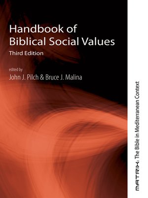 cover image of Handbook of Biblical Social Values